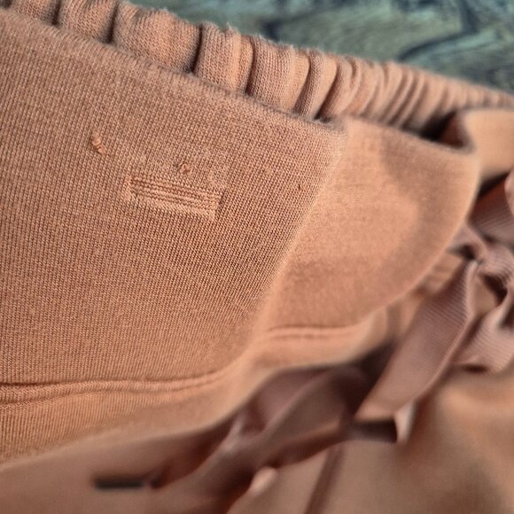 SPANX Air Essentials Wide Leg Pant High-Rise Pull-On Drawstring Butterscotch - Picture 11 of 14